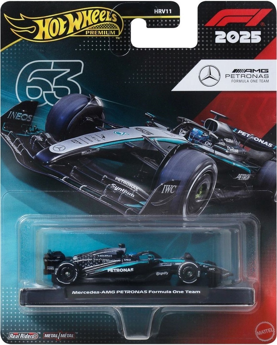Коллекционный болид Hot Wheels Mercedes-Benz George Russel #63 Formula 1 (JKD80) фото 6