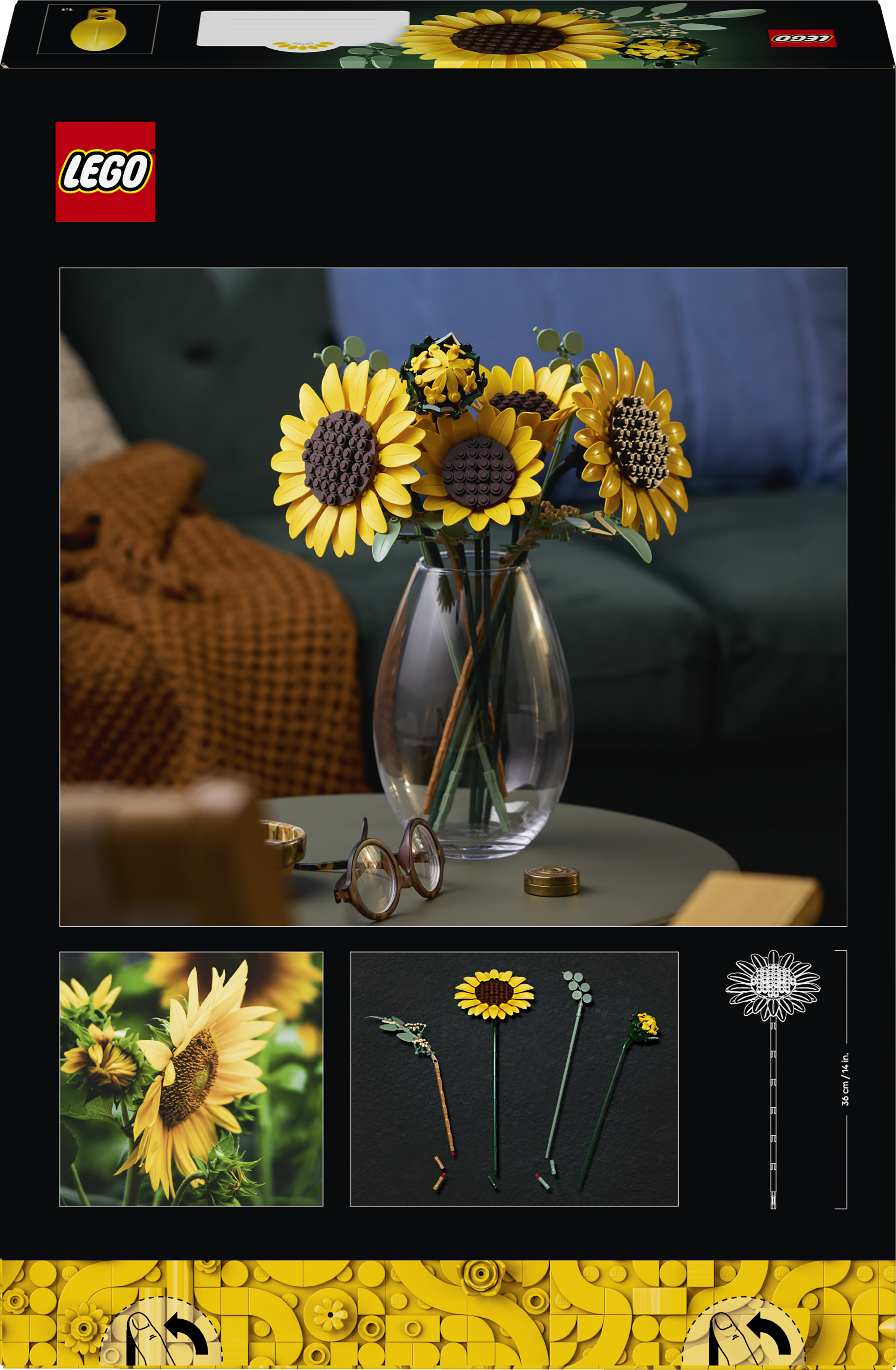 LEGO 11502 Botanicals Букет подсолнечников фото 12
