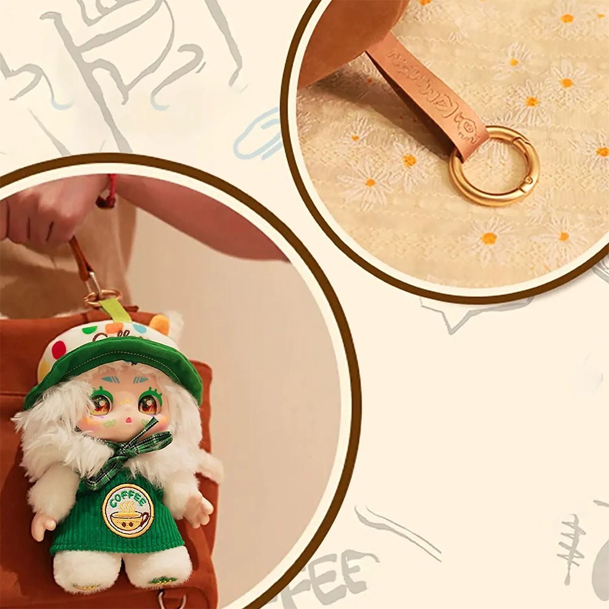Колекційна м'яка іграшка з кільцем POP TOP Kimmon - Кавайна Кав'ярня (556023)фото
