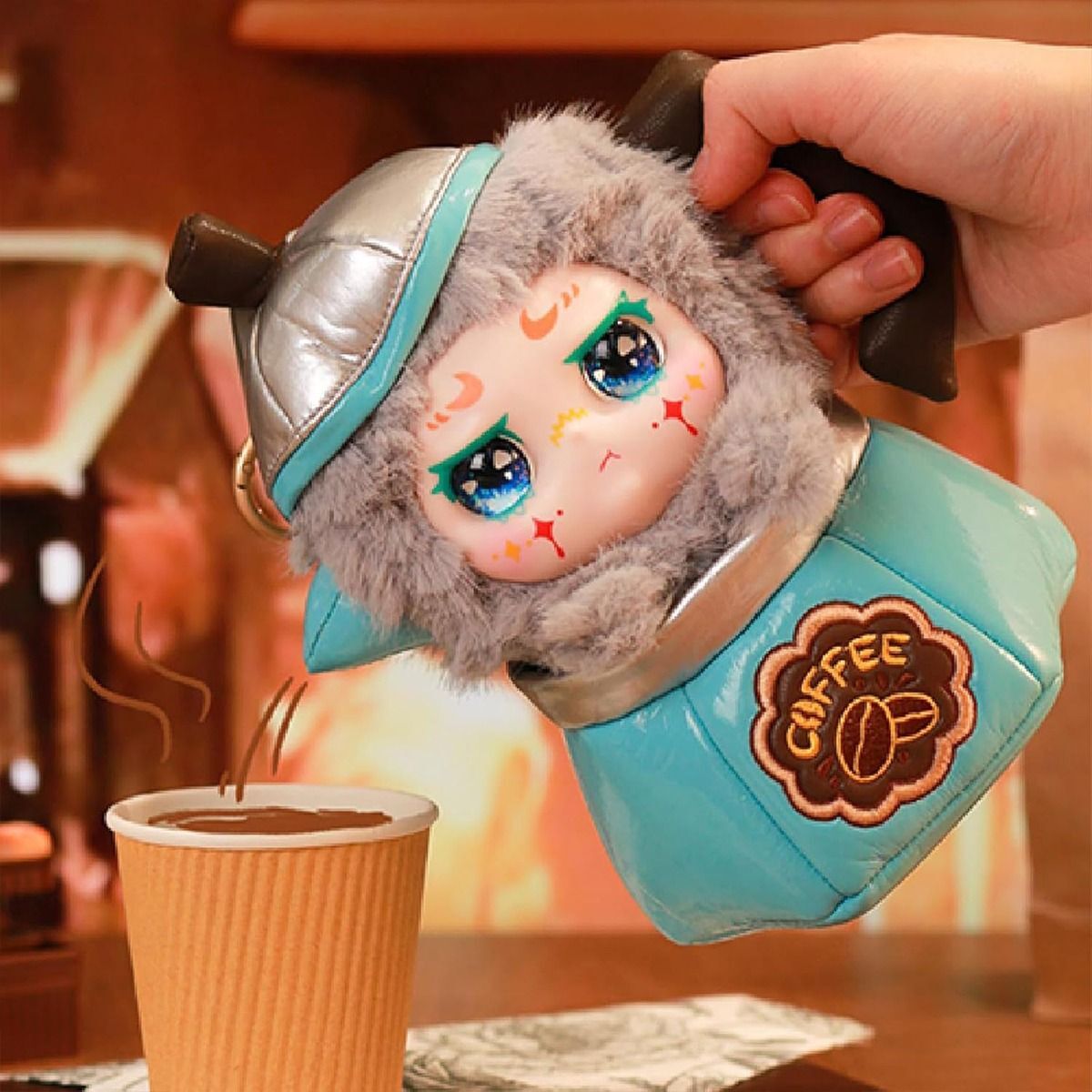 Колекційна м'яка іграшка з кільцем POP TOP Kimmon - Кавайна Кав'ярня (556023)фото