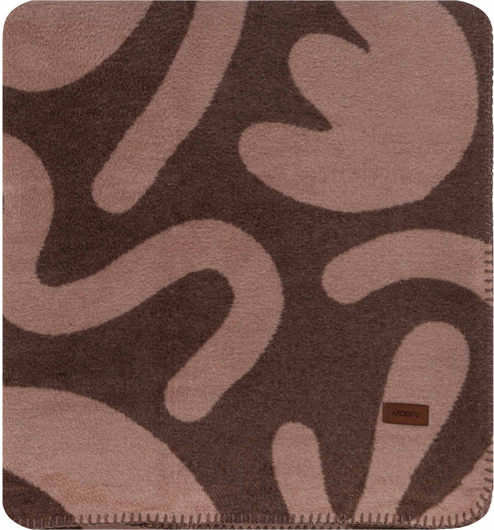 Плед ARDESTO Leonardo 200х220см, коричневый (ART0419LT) фото 