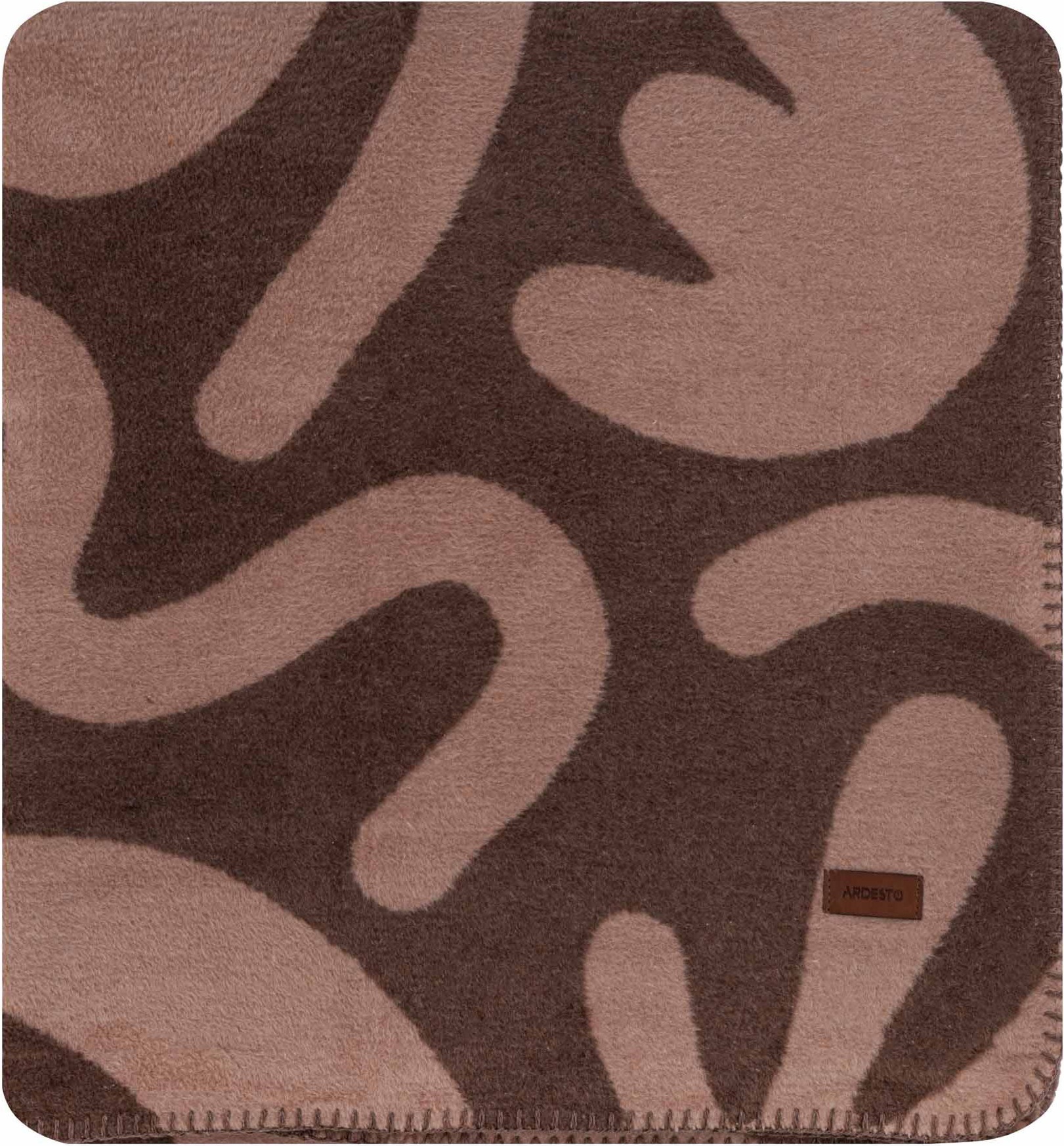 Плед ARDESTO Leonardo 150х200см, коричневий (ART0418LT)фото