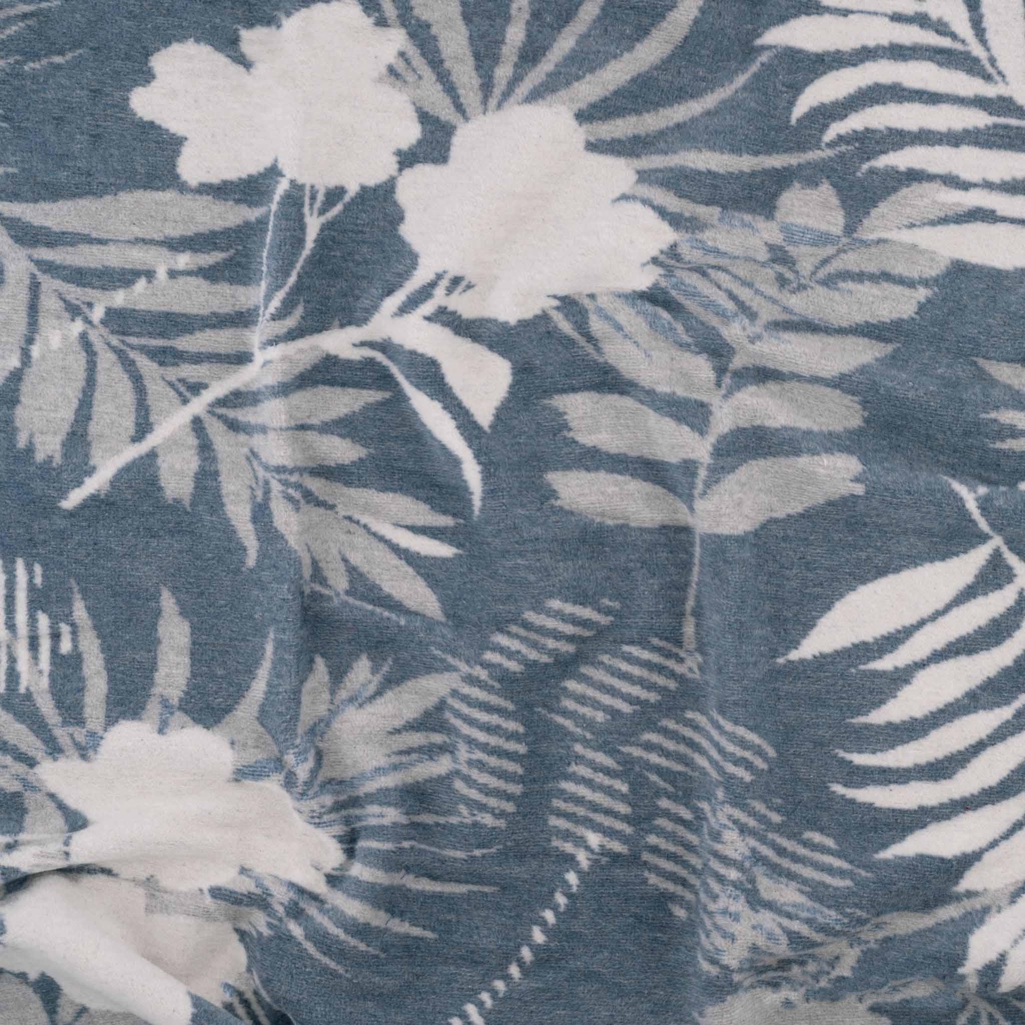 Плед ARDESTO Leonardo 150х200см, листя, синій (ART0408LT)фото