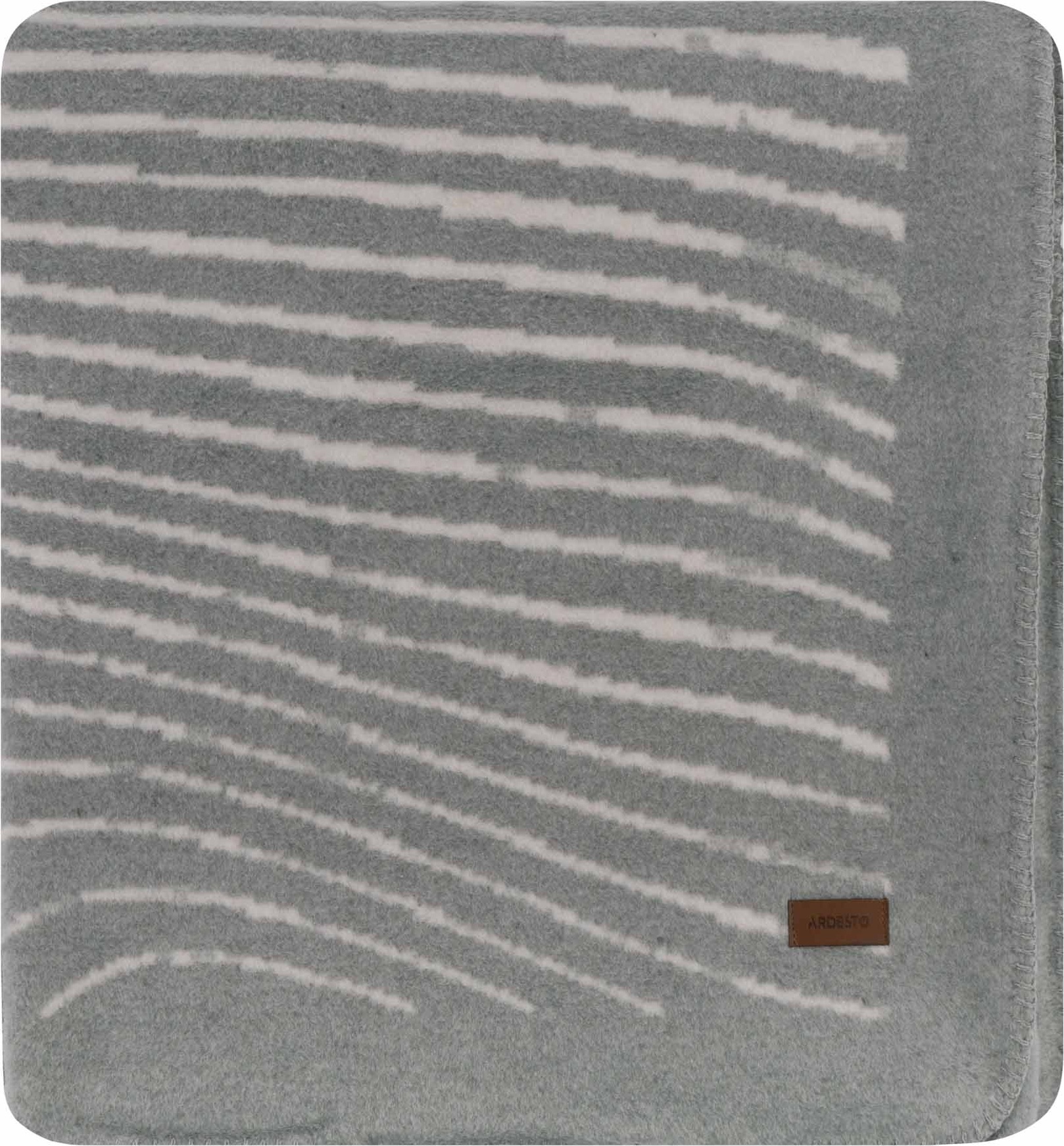 Плед ARDESTO Leonardo 150х200см, хвиля, сірий (ART0416LT)фото