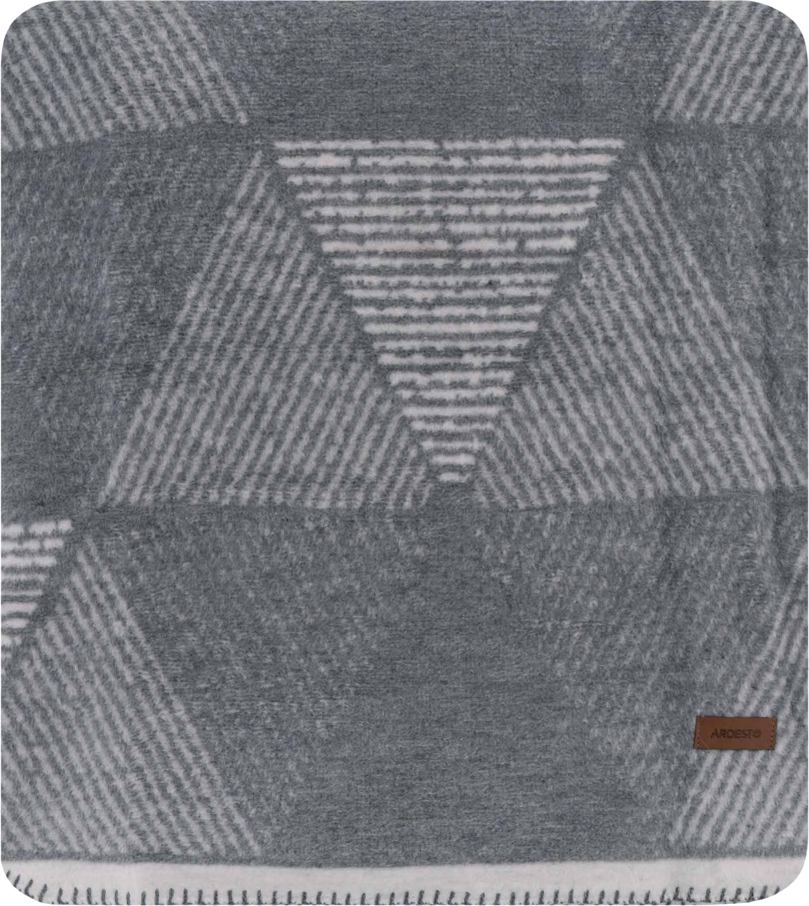 Плед ARDESTO Leonardo 200х220см, сірий (ART0415LT)фото