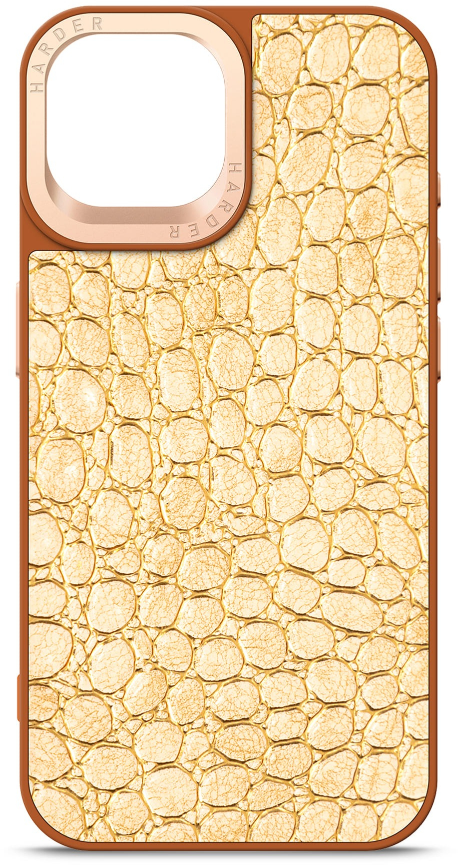 Чехол Harder Crocosaur для Apple iPhone 15 Beige (ARM76697) фото 2