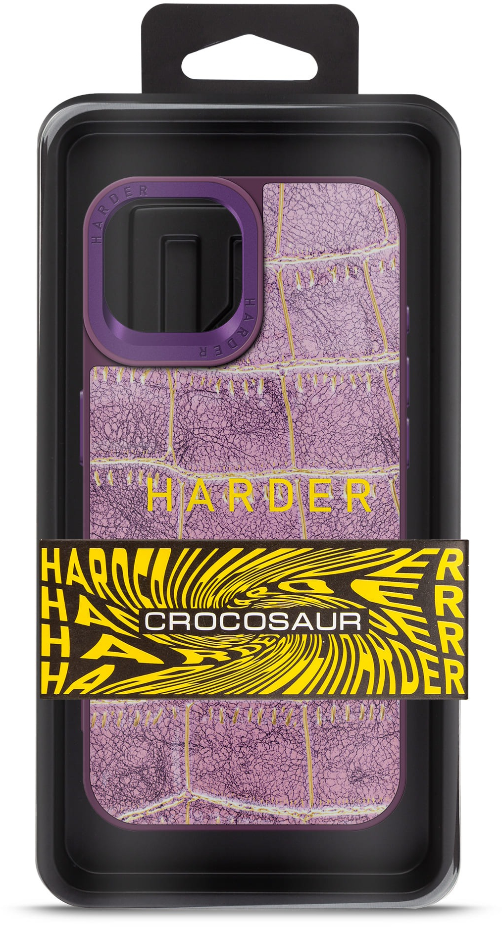 Чехол Harder Crocosaur для Apple iPhone 15 Purple (ARM76698) фото 3