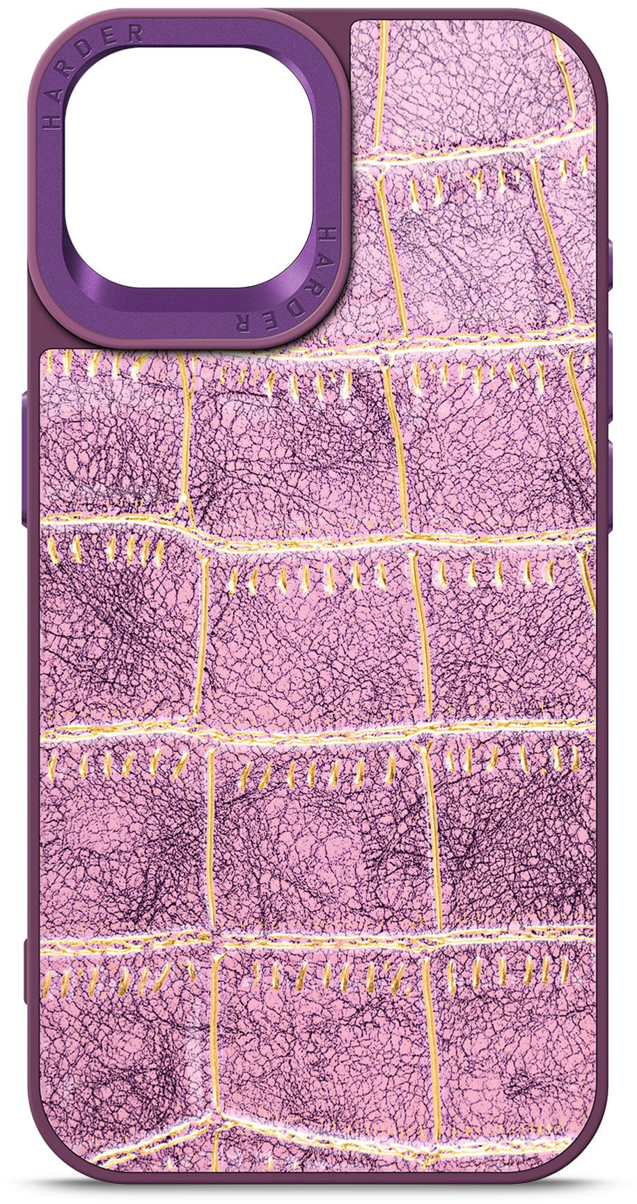 Чехол Harder Crocosaur для Apple iPhone 15 Purple (ARM76698) фото 2