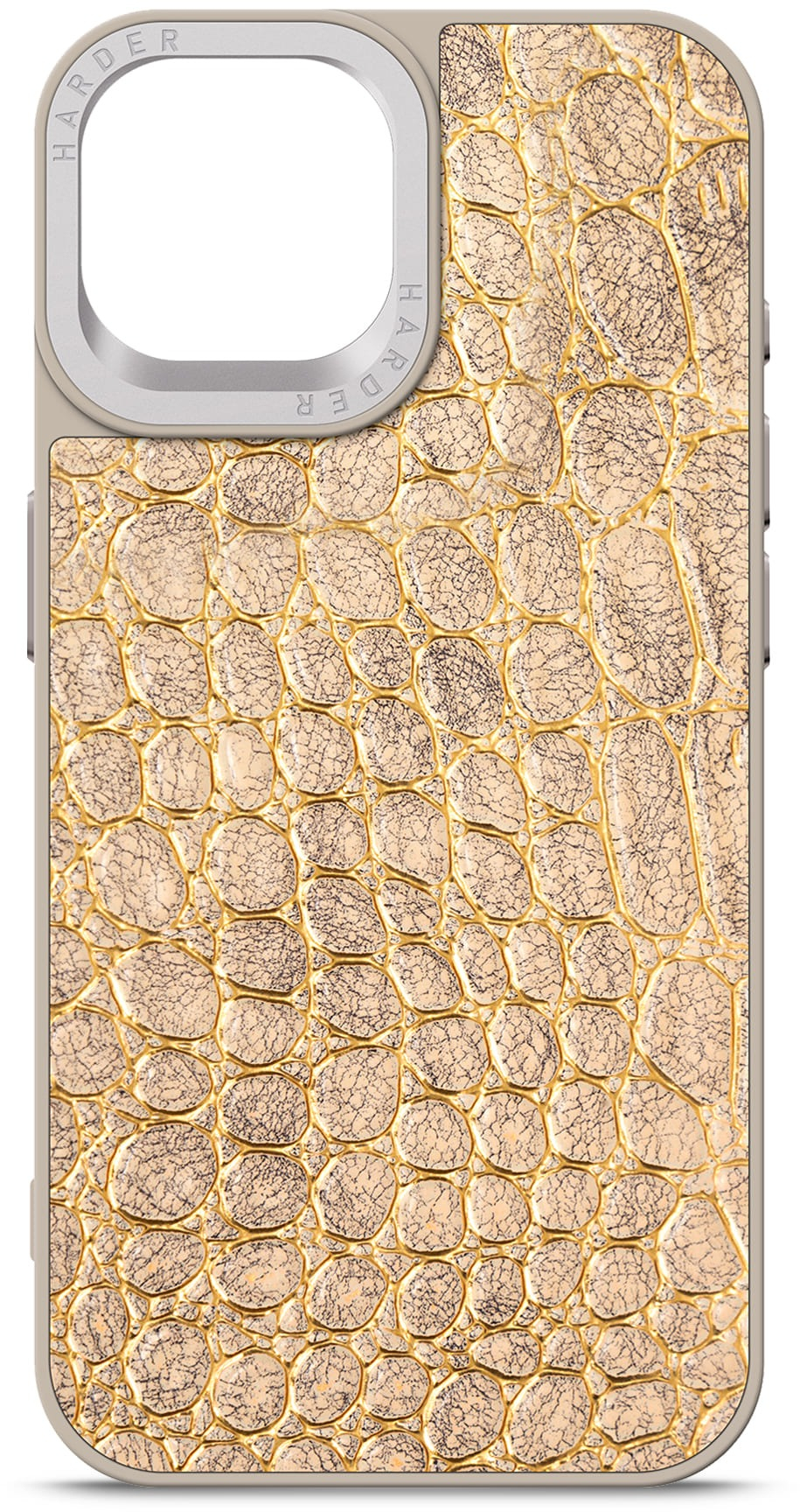 Чехол Harder Crocosaur для Apple iPhone 15 Titanium (ARM76699) фото 