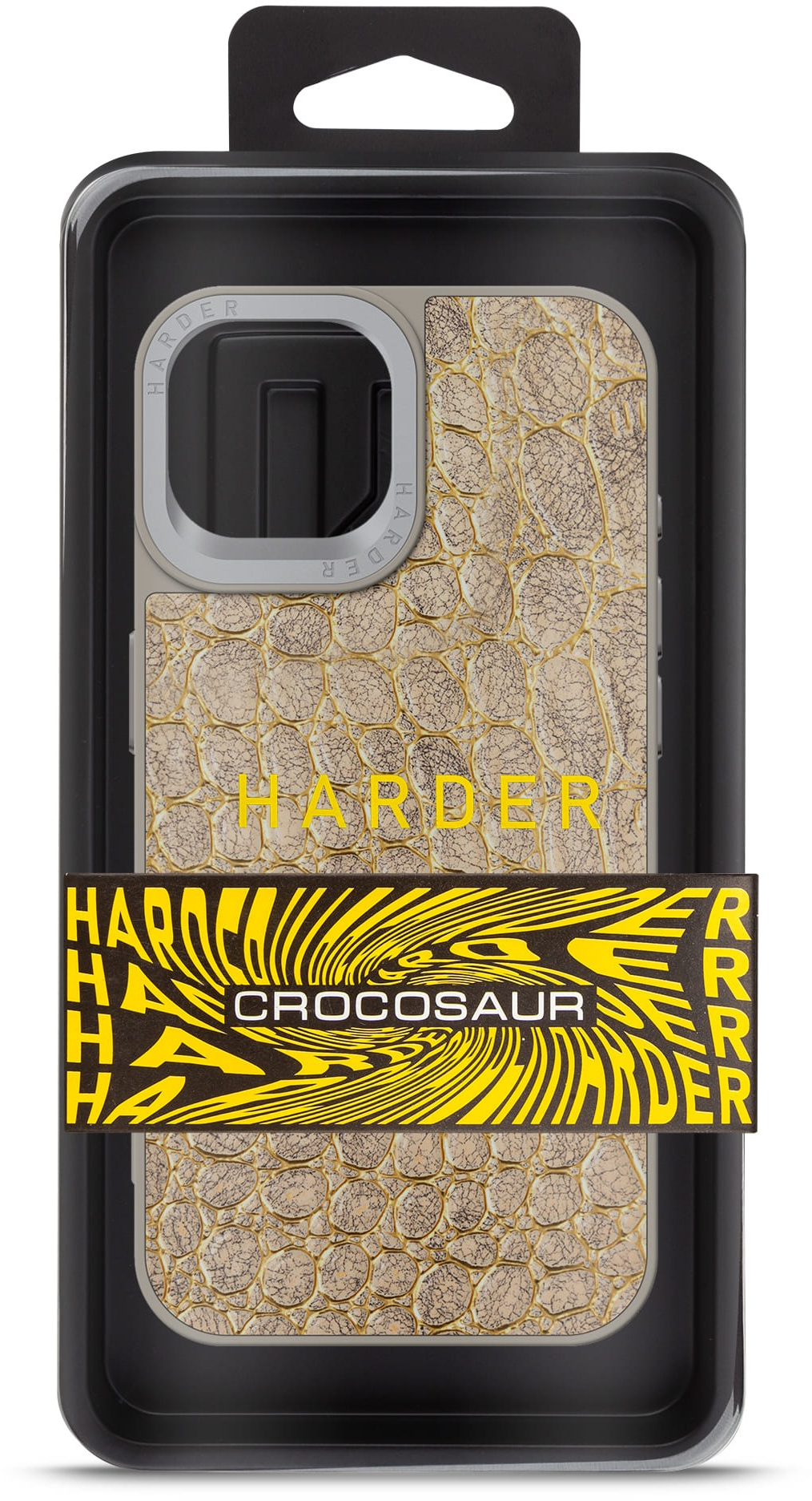 Чехол Harder Crocosaur для Apple iPhone 15 Titanium (ARM76699) фото 