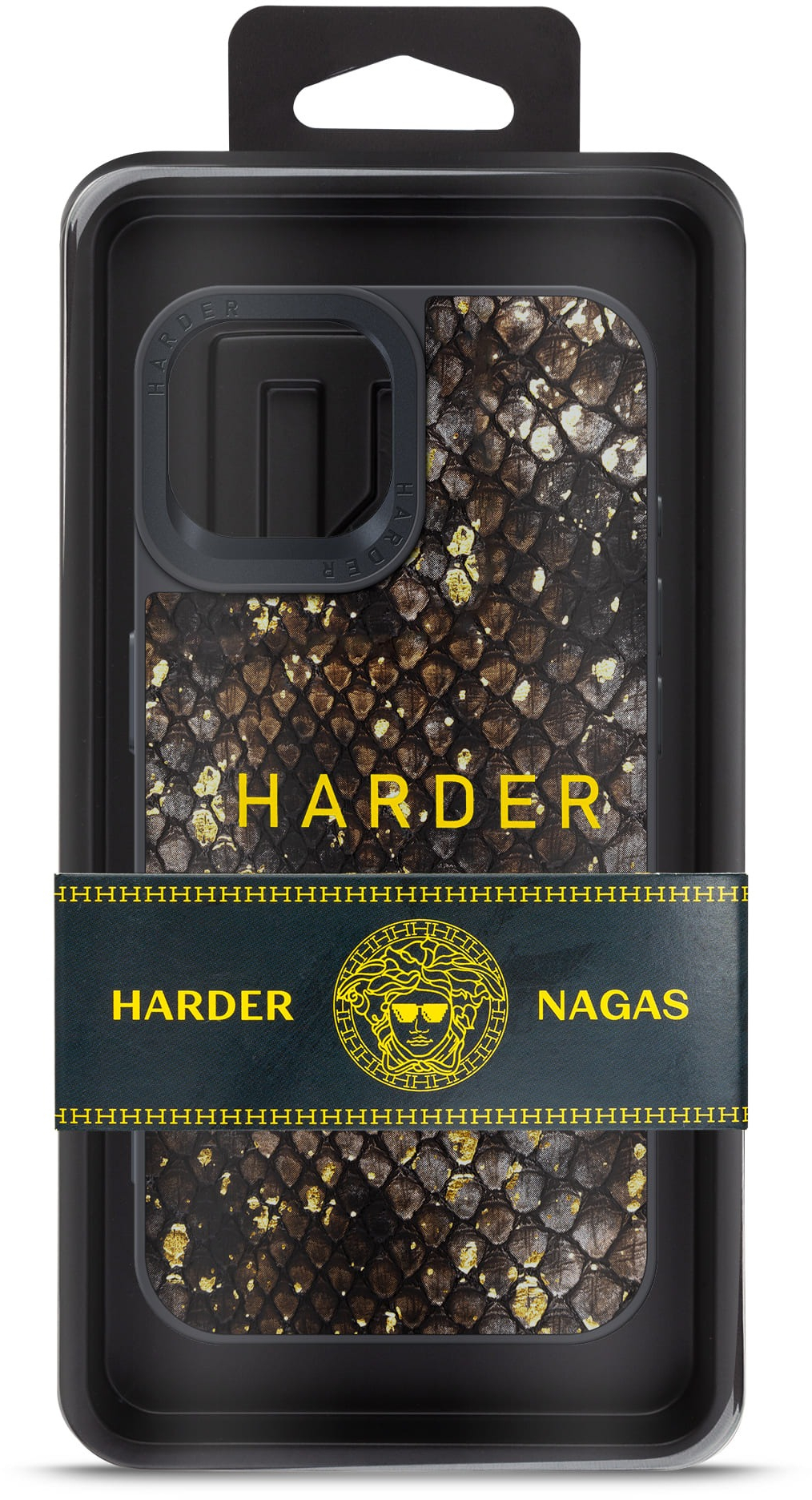 Чехол Harder Nagas для Apple iPhone 15 Black (ARM76732) фото 3