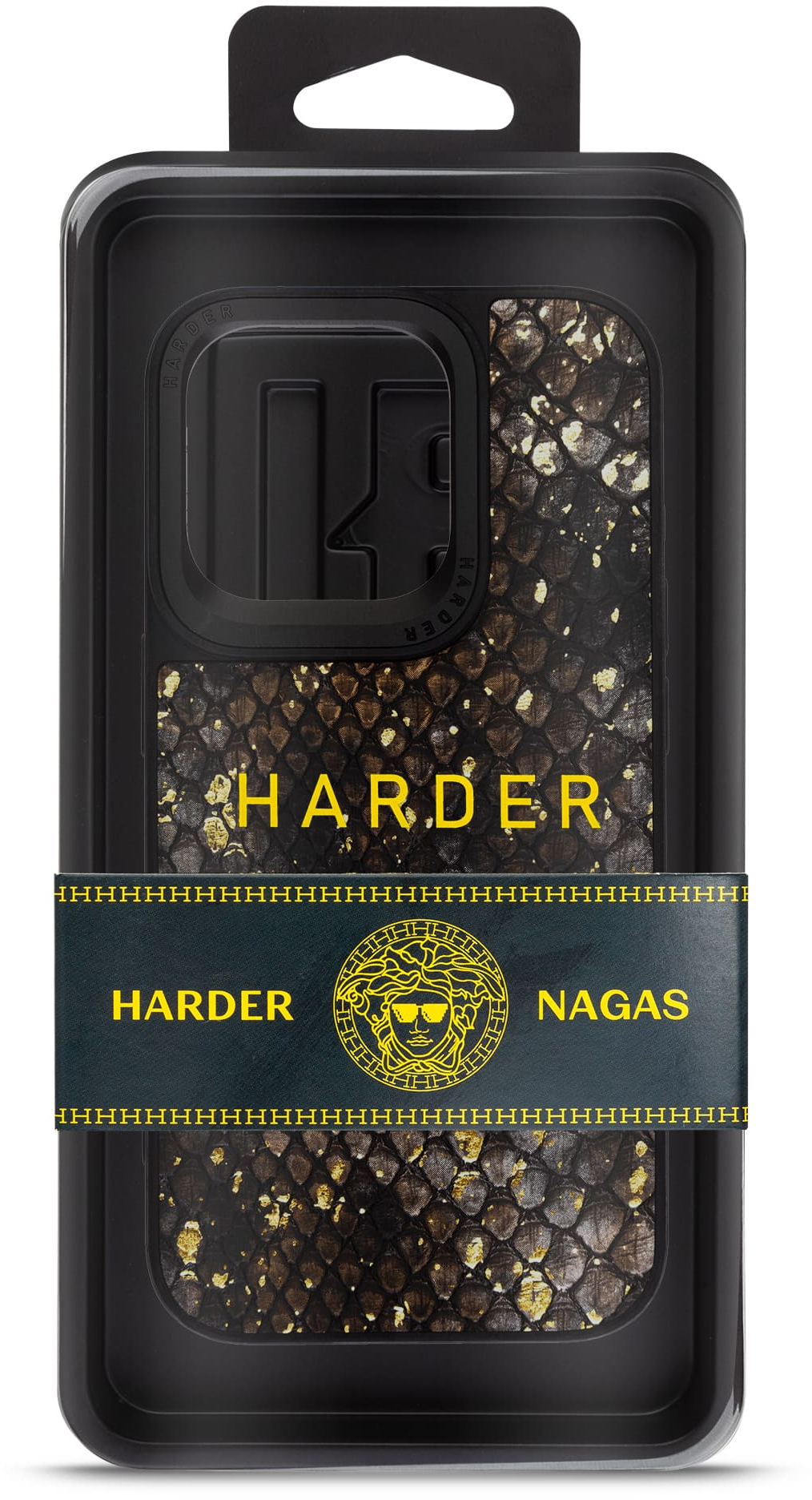 Чехол Harder Nagas для Apple iPhone 15 Pro Black (ARM76737) фото 3