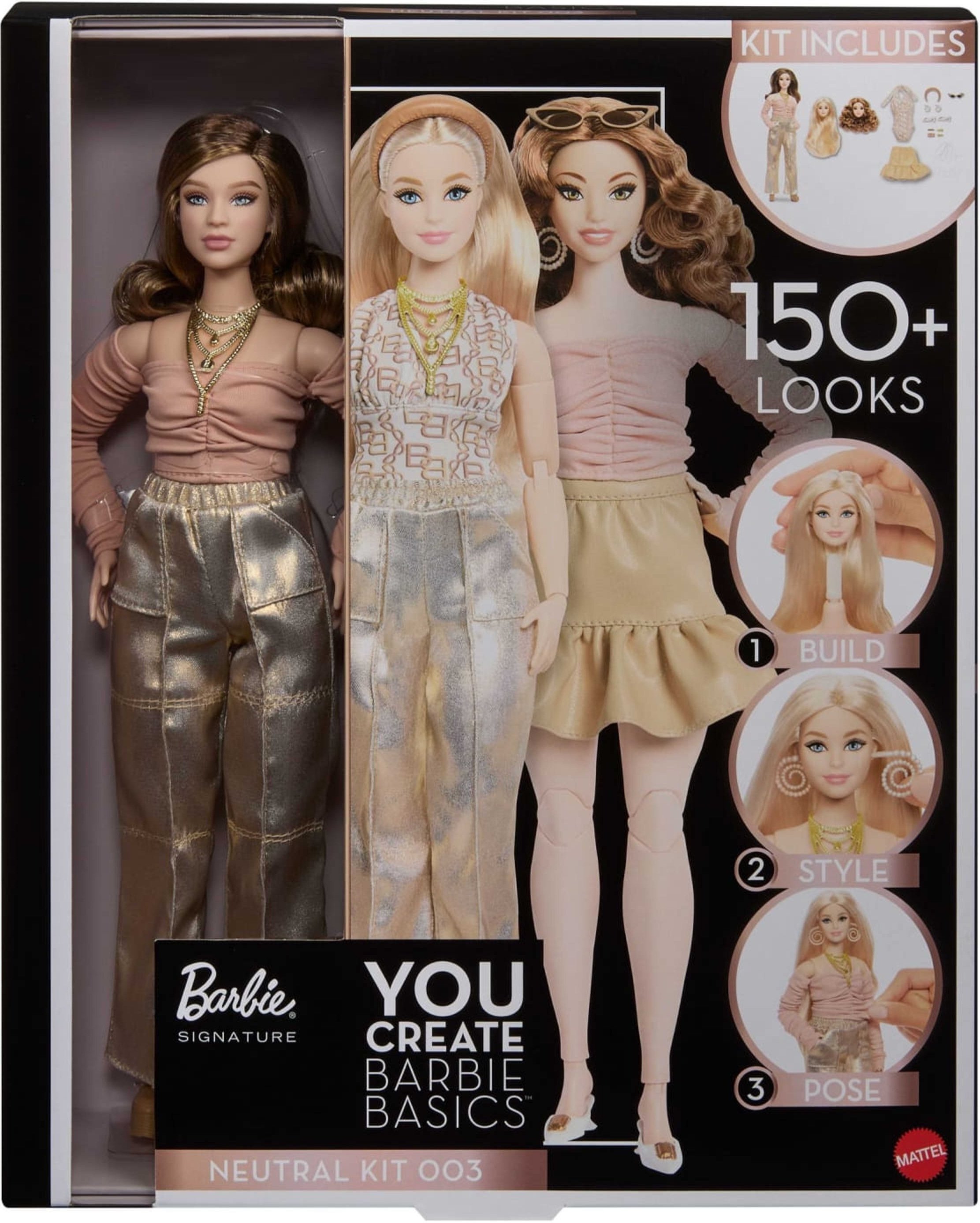 Коллекционный набор You Create Barbie Basics – блондинка (JJX37) фото 10