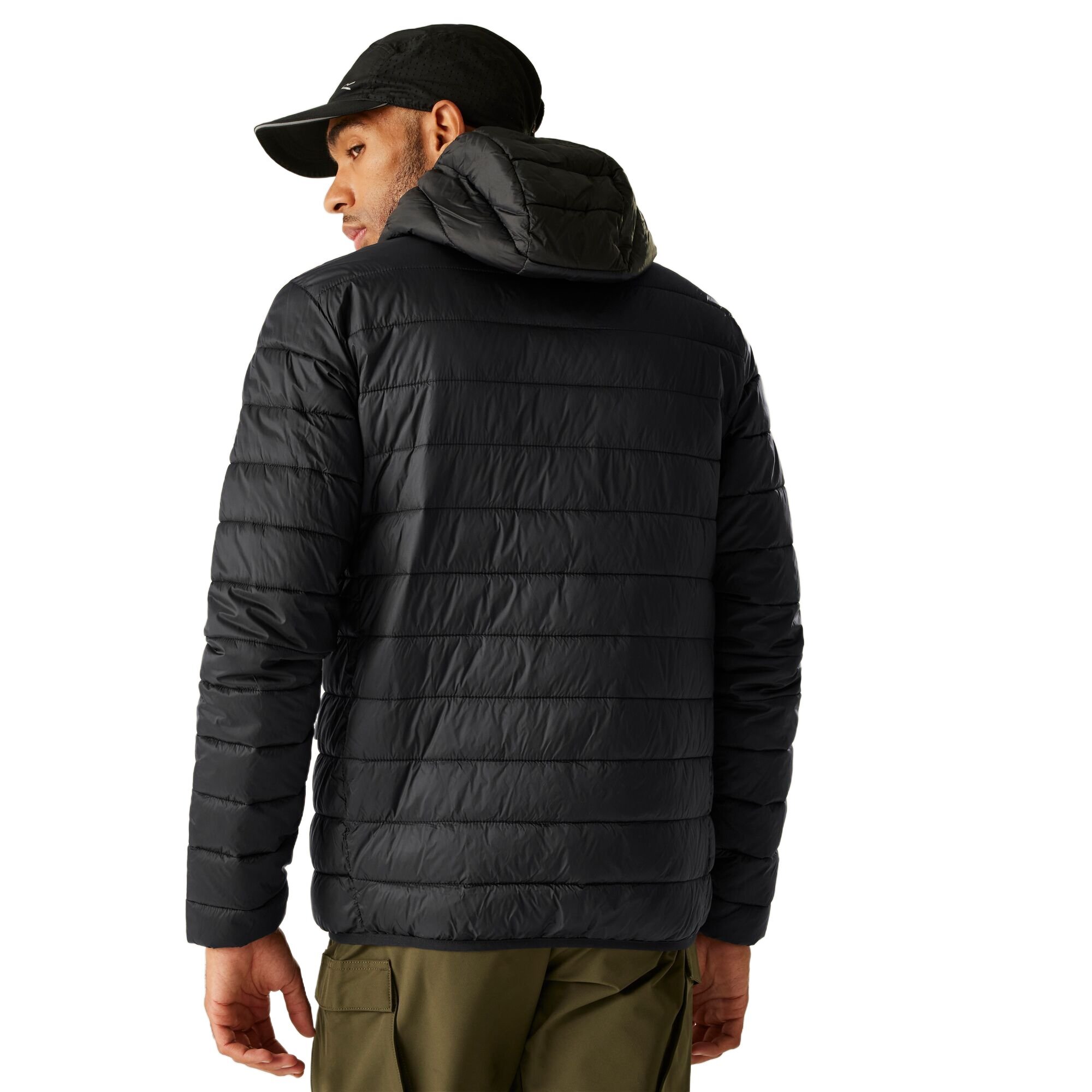 Куртка демисезонная мужская Regatta HoodedMarizion RMN223-800 S черная фото 2