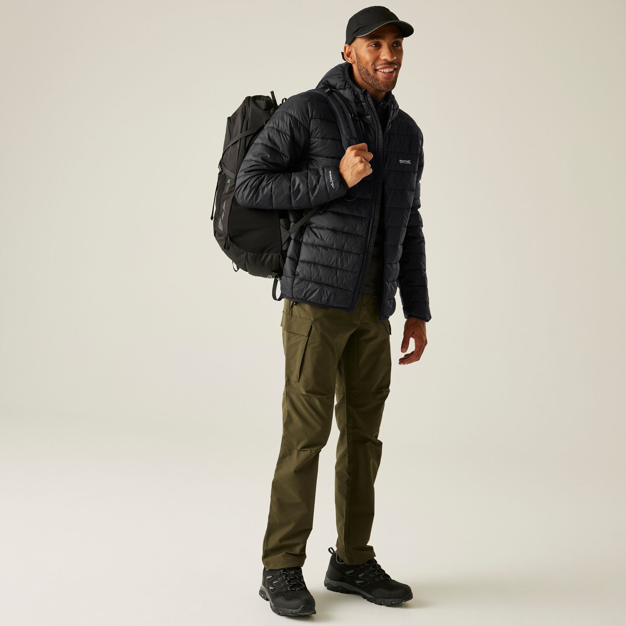 Куртка демісезонна чоловіча Regatta HoodedMarizion RMN223-800 M чорнафото3