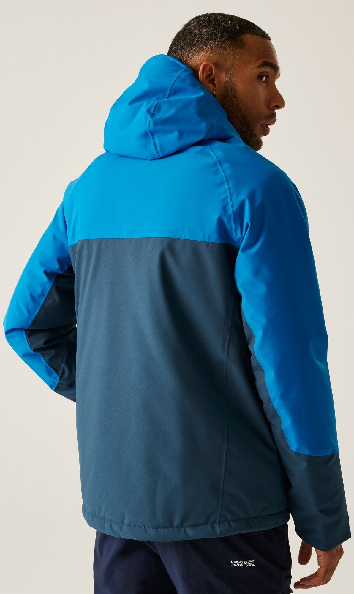 Куртка утепленная мужская Regatta HightonStrPdJkt RMP435-ZSQ S синяя/голубая фото 