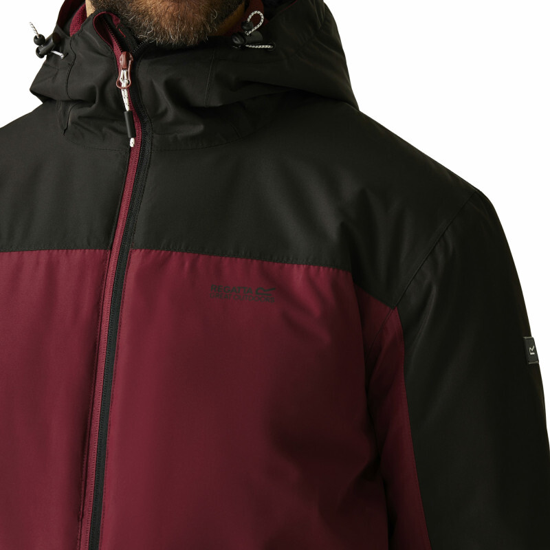 Куртка утепленная мужская Regatta Thornridge RMP437-ZR0 2XL красная/черная фото 