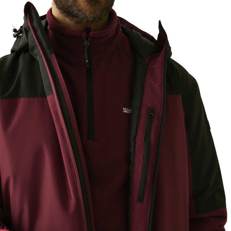 Куртка утепленная мужская Regatta Thornridge RMP437-ZR0 2XL красная/черная фото 