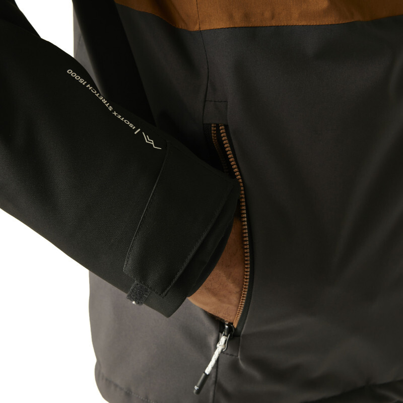 Куртка утеплена чоловіча Regatta MalandInsulated RMP450-ZK3 XL коричнева/чорнафото5