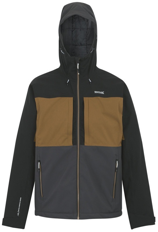 Куртка утеплена чоловіча Regatta MalandInsulated RMP450-ZK3 XL коричнева/чорнафото7
