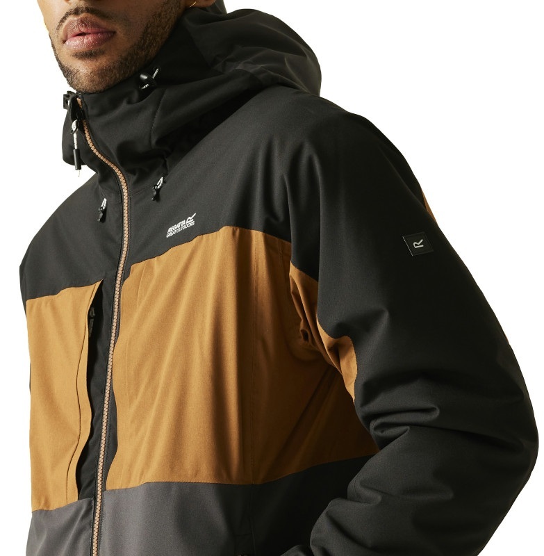 Куртка утепленная мужская Regatta MalandInsulated RMP450-ZK3 3XL коричневая/черная фото 4