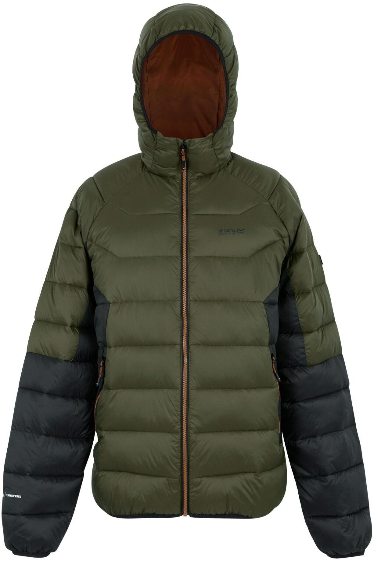 Куртка чоловіча Regatta Hooded Dalent RMN 304-ZYI L хакі/чорнафото