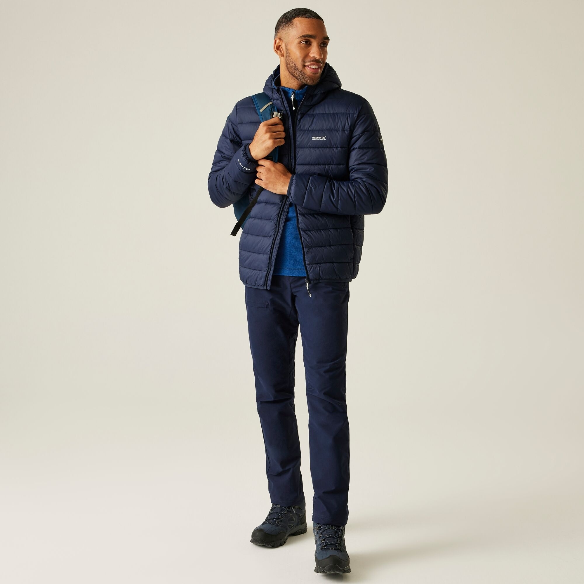 Куртка демисезонная мужская Regatta HoodedMarizion RMN223-00A XL синяя фото 3