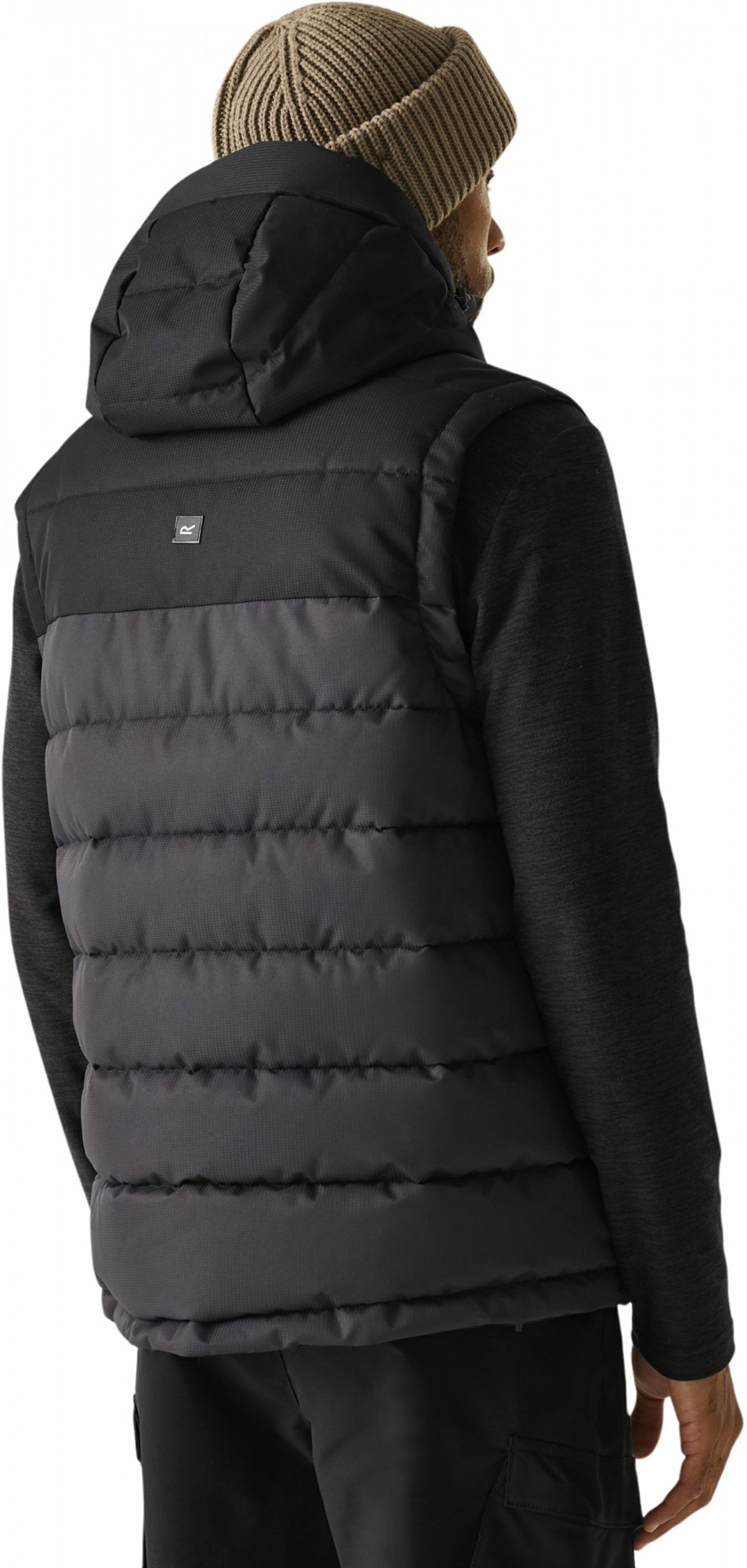 Жилет чоловічий Regatta AldthornB/W RMB182-61G 3XL чорнийфото