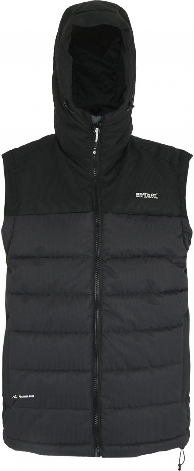 Жилет чоловічий Regatta AldthornB/W RMB182-61G 3XL чорнийфото