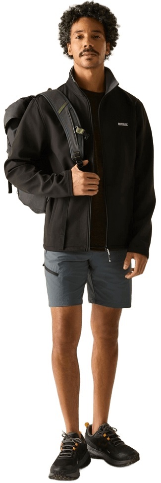 Ветровка спортивная мужская Regatta CeraV RML210-800 3XL черная фото 3