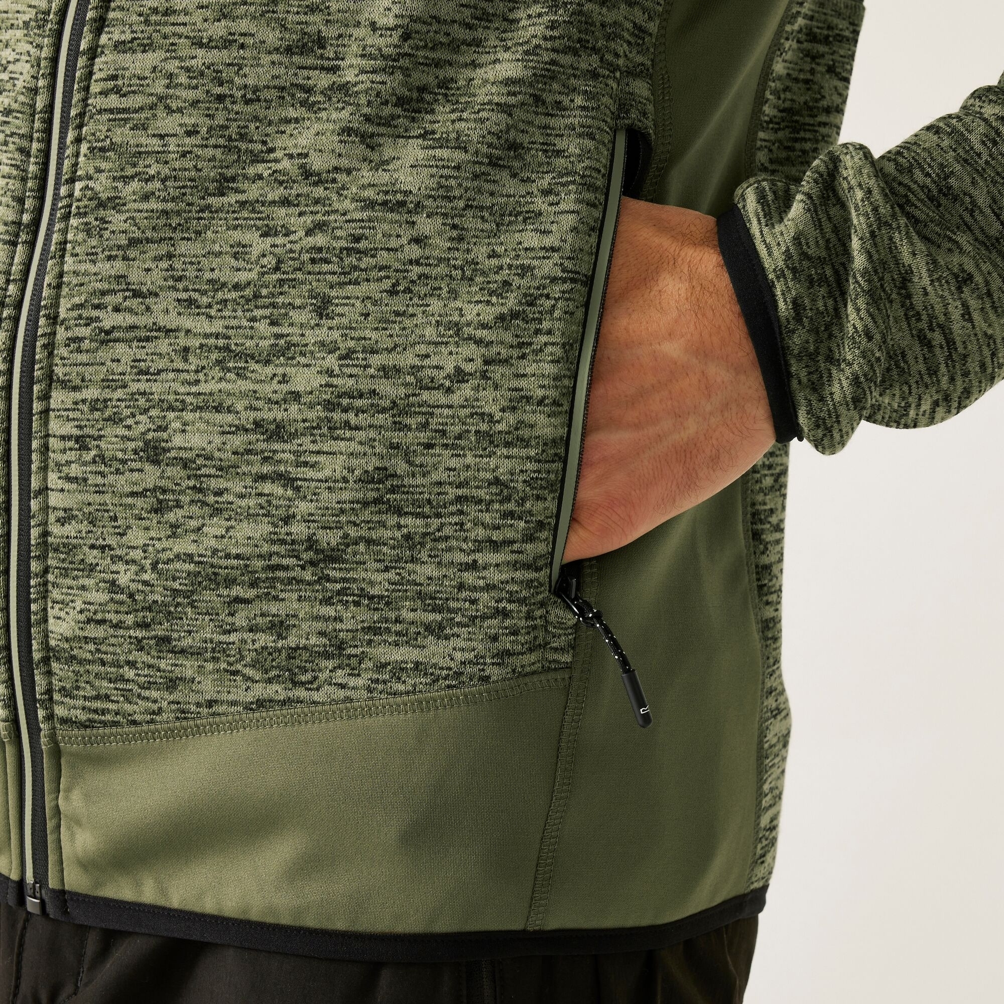 Кофта флисовая мужская Regatta Alven RMA651-ZLZ XL хаки фото 6