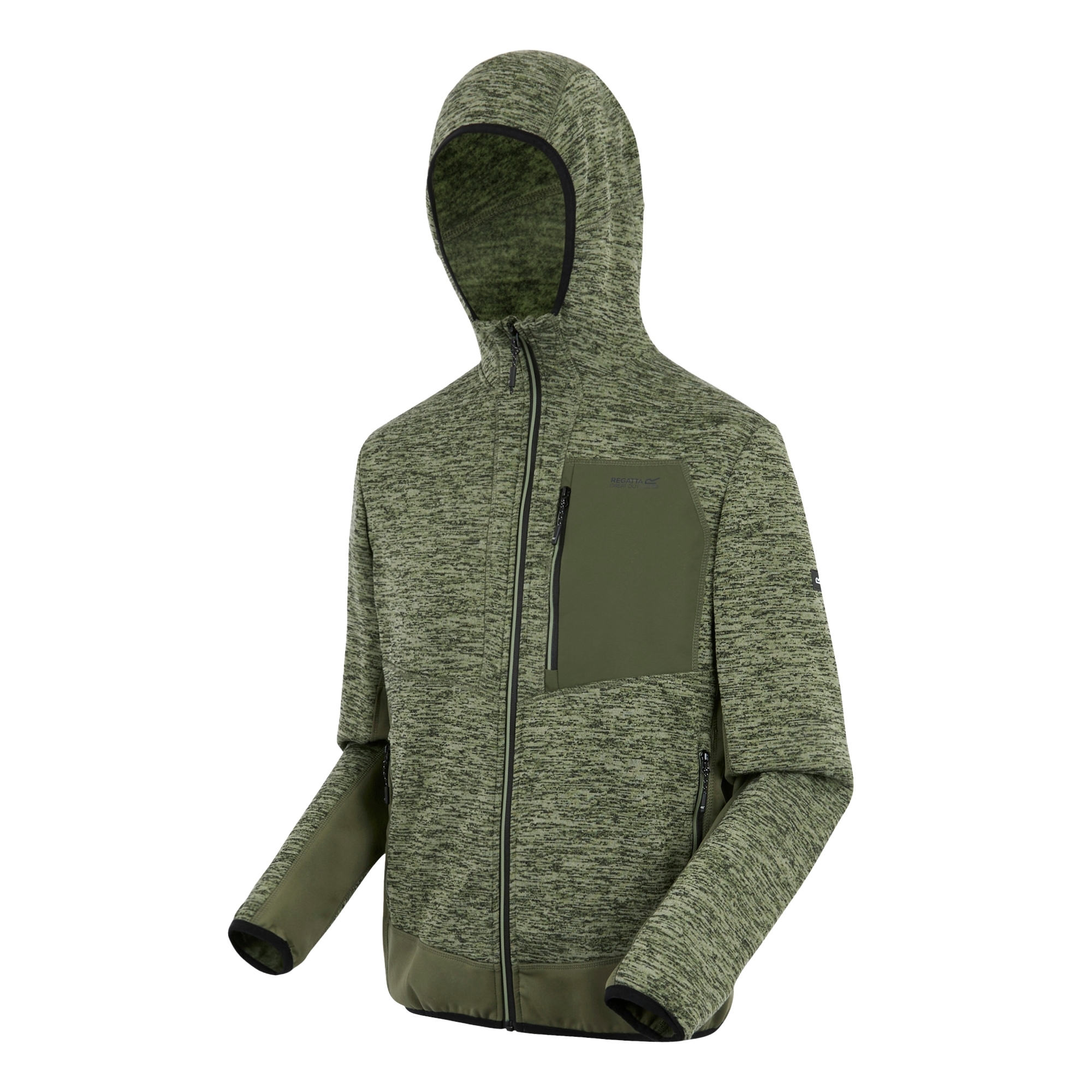 Кофта флисовая мужская Regatta Alven RMA651-ZLZ 2XL хаки фото 9