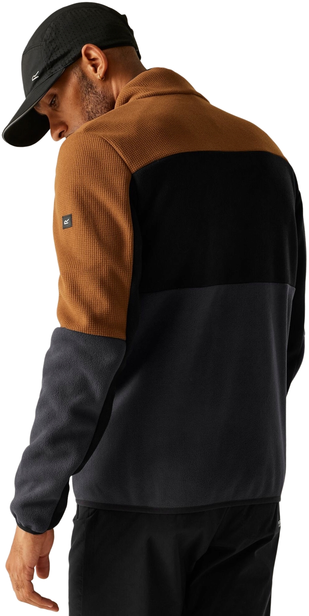 Толстовка чоловіча Regatta Ormont RMA674-ZK3 2XL коричнева/чорнафото