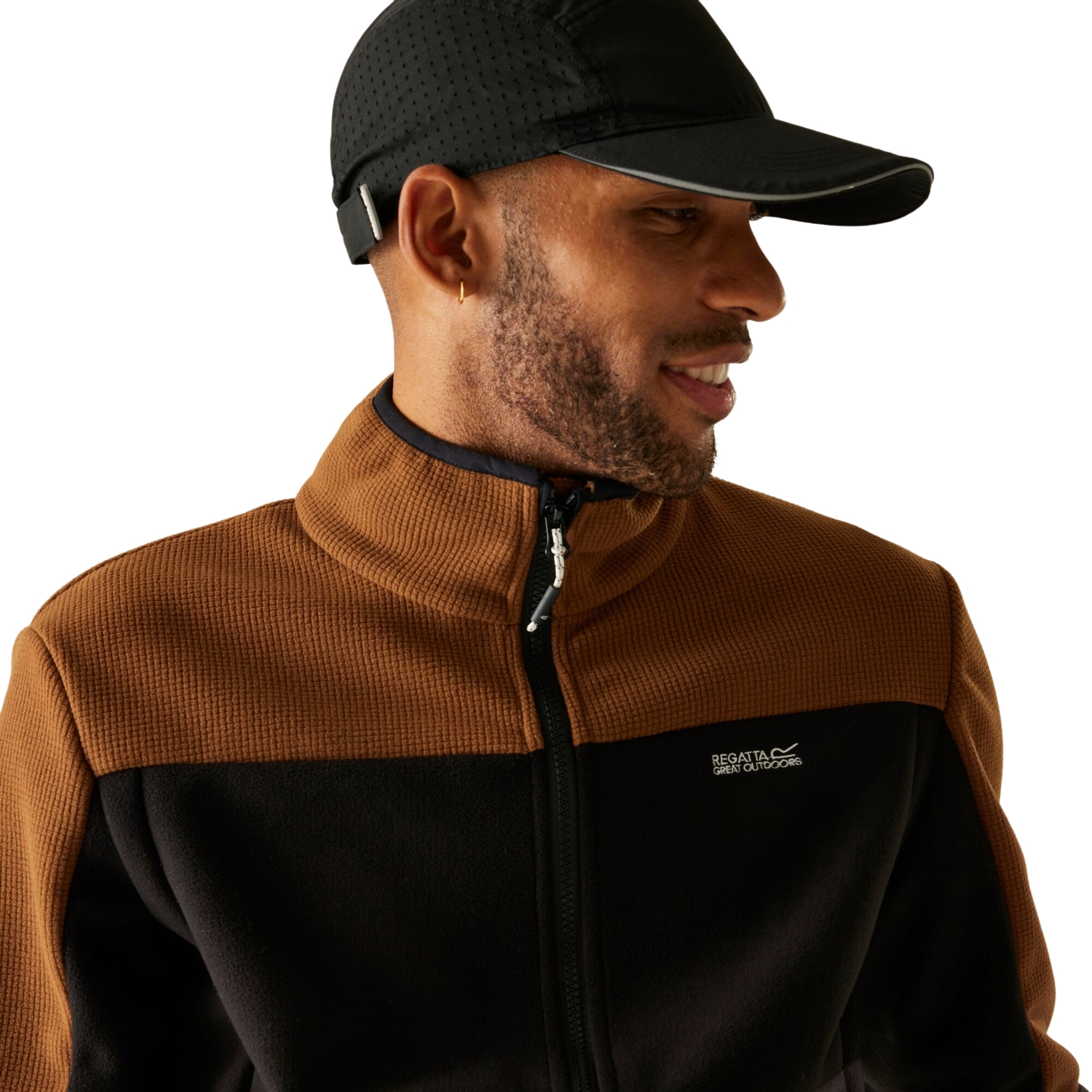 Толстовка чоловіча Regatta Ormont RMA674-ZK3 2XL коричнева/чорнафото