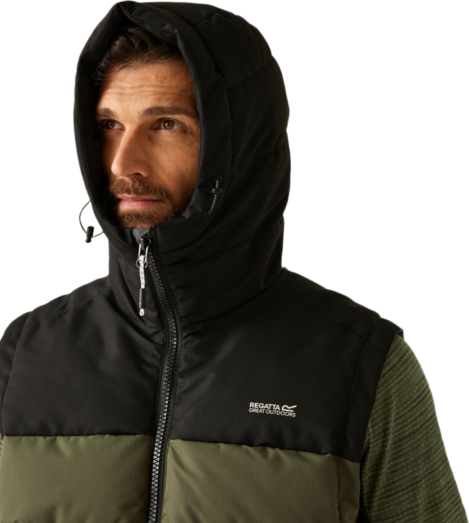 Жилет чоловічий Regatta AldthornB/W RMB182-ZYI 3XL хакіфото