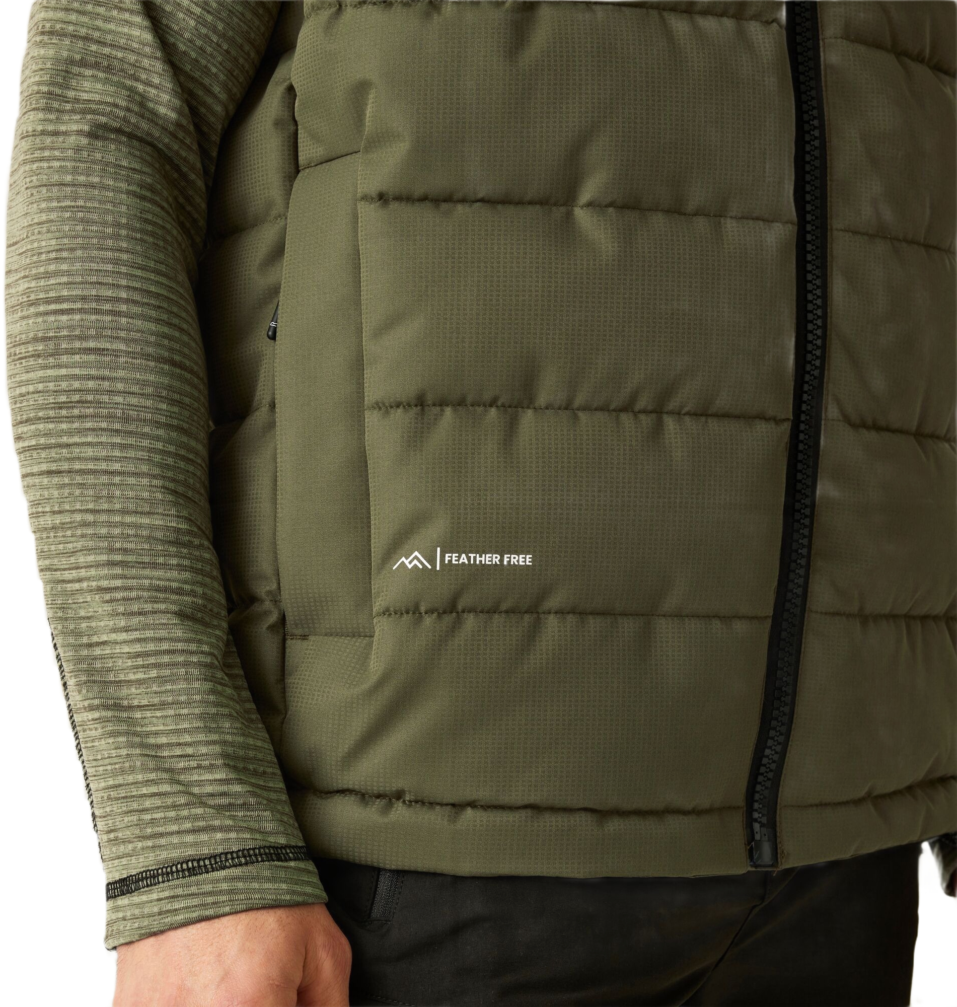 Жилет чоловічий Regatta AldthornB/W RMB182-ZYI 3XL хакіфото