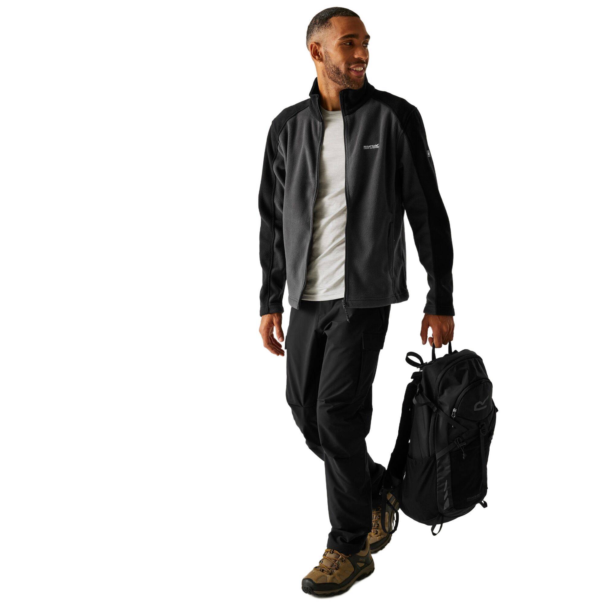 Кофта флисовая мужская Regatta HedmanII RMA192-6QQ S темно-серая фото 3