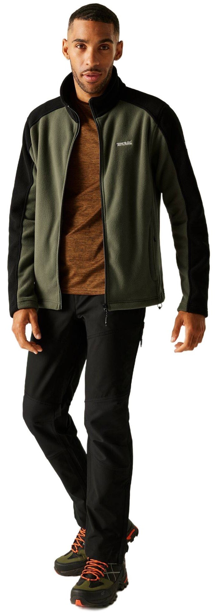 Кофта флисовая мужская Regatta HedmanII RMA192-ZYI 3XL хаки фото 3