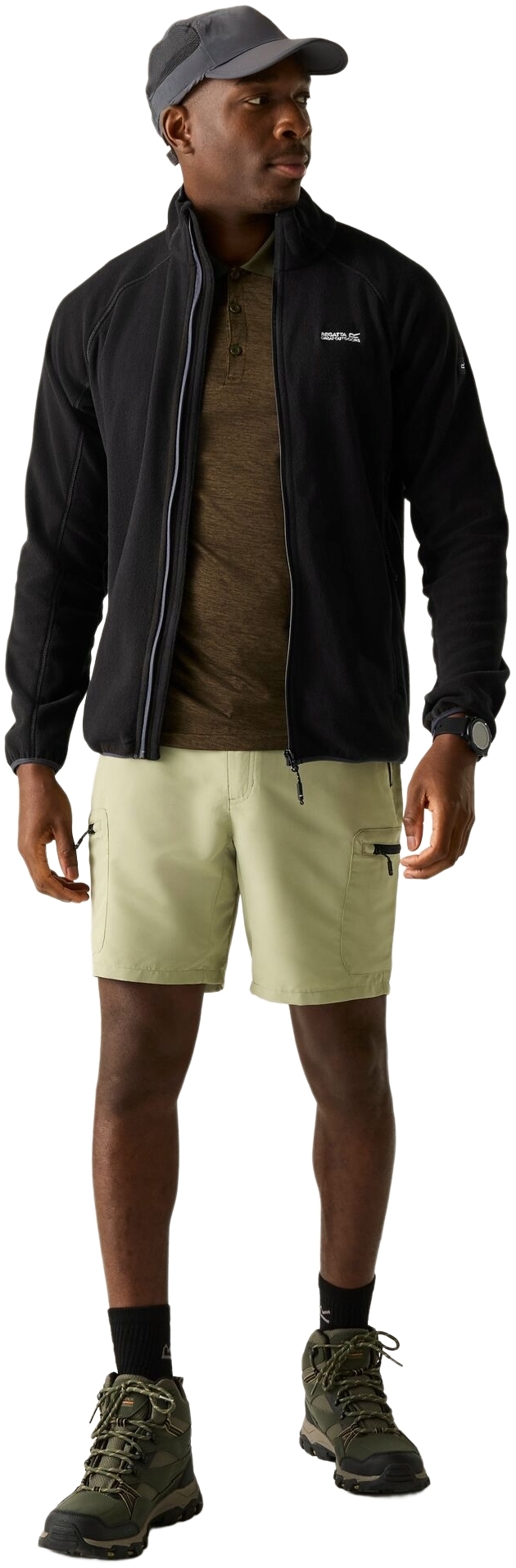 Толстовка чоловіча Regatta Hadfield RMA502-800 3XL чорнафото