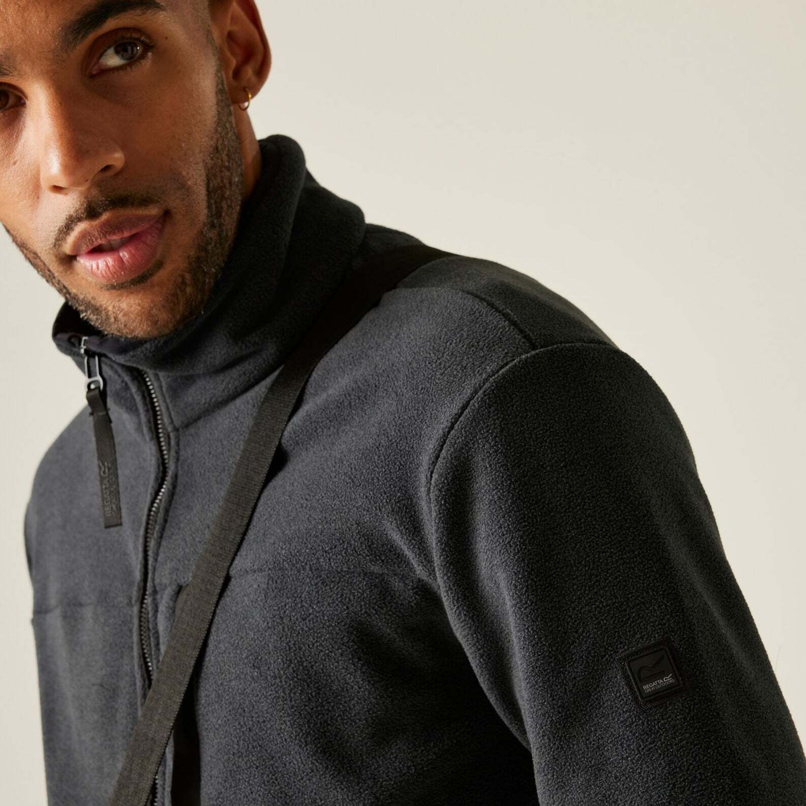 Кофта чоловіча Regatta AideyFleece RMA670-800 XL чорна фото4