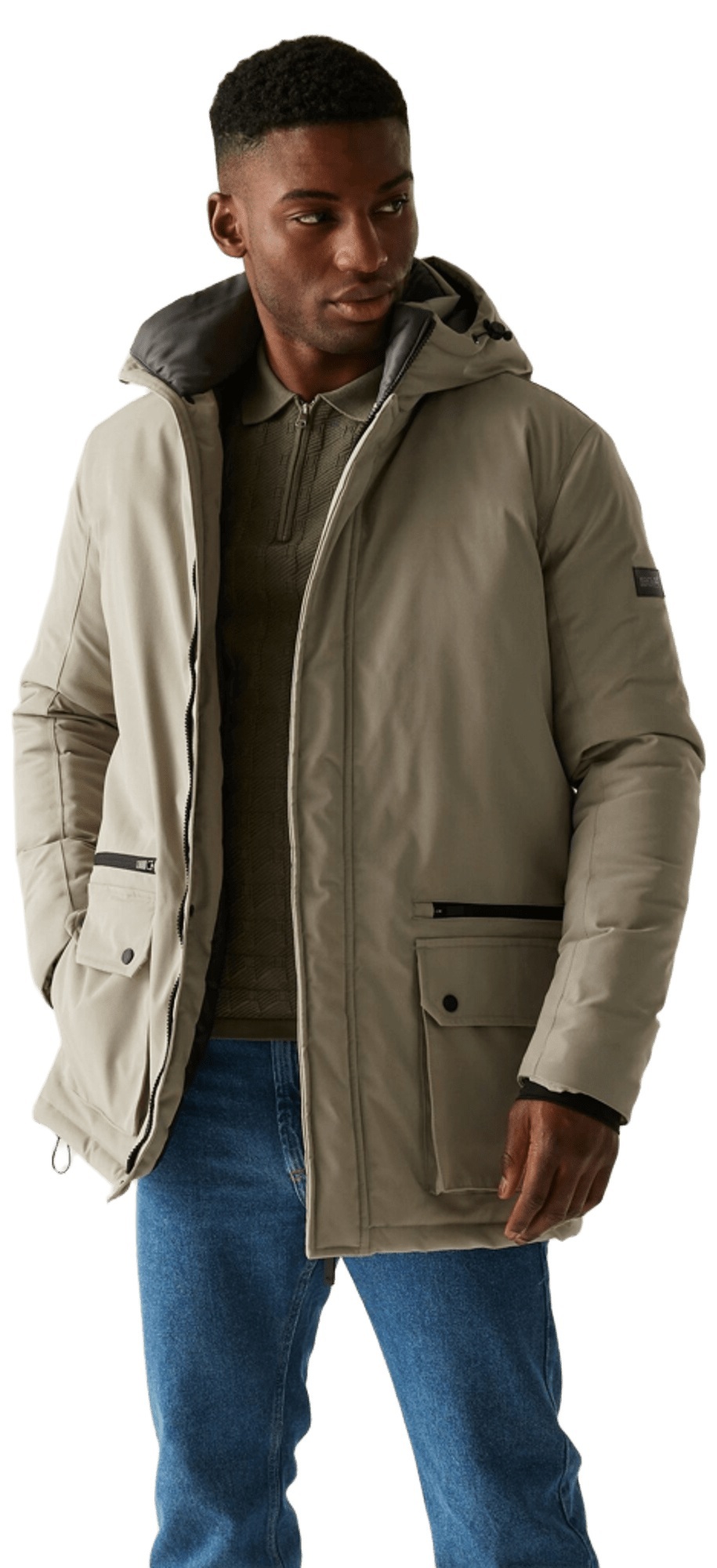 Куртка утеплена чоловіча Regatta Rhodo RMP440-ND5 XL сіро-зеленафото