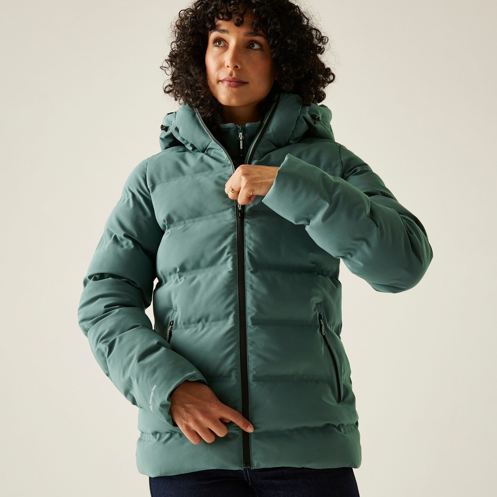 Пуховик женский Regatta WmsAltoroTml RWN396-ZM6 8 бирюзовый фото 