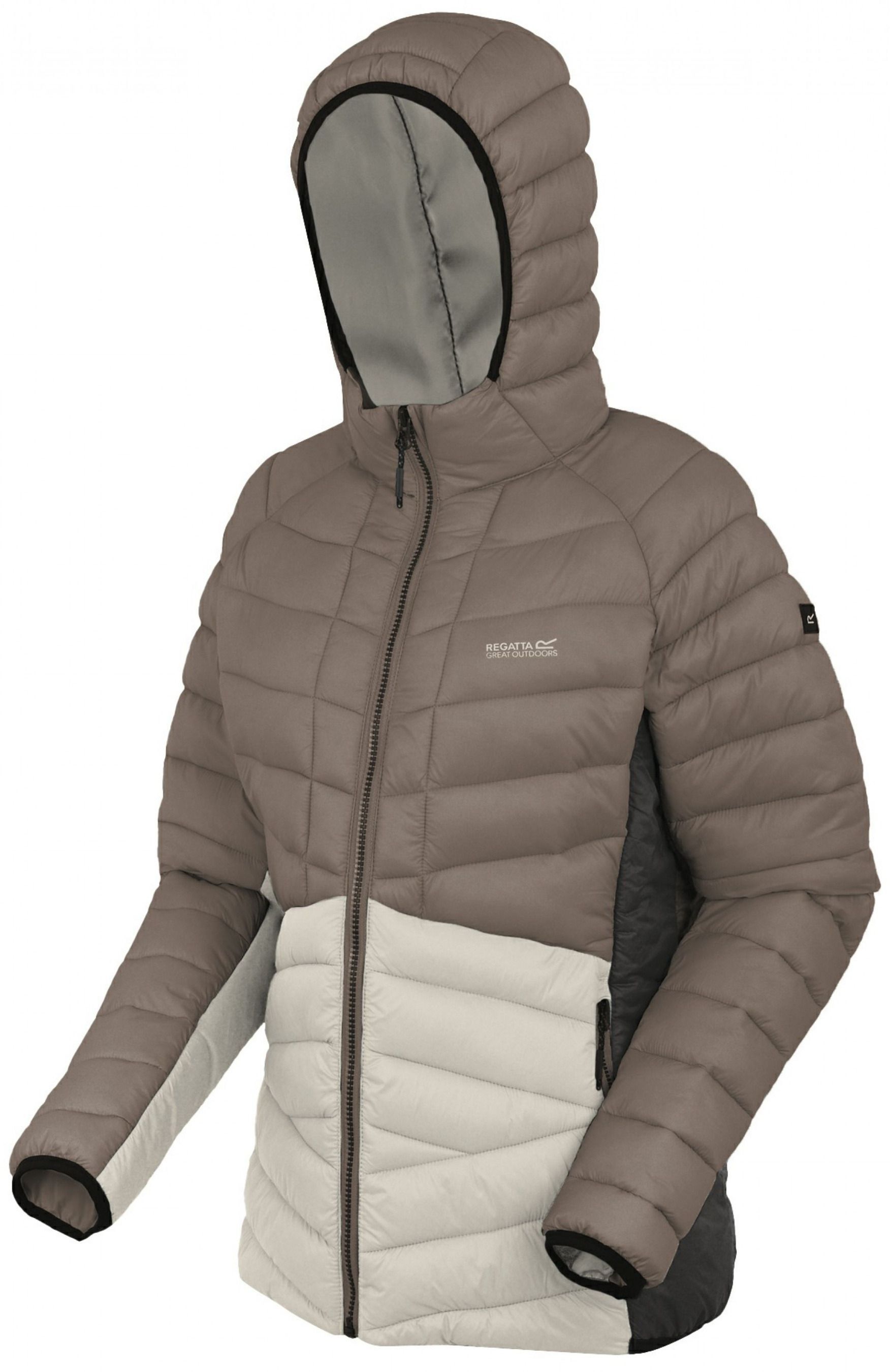 Куртка демисезонная женская Regatta Womens Hd Dalent RWN399-0E2 10 коричневая/молочная фото 3