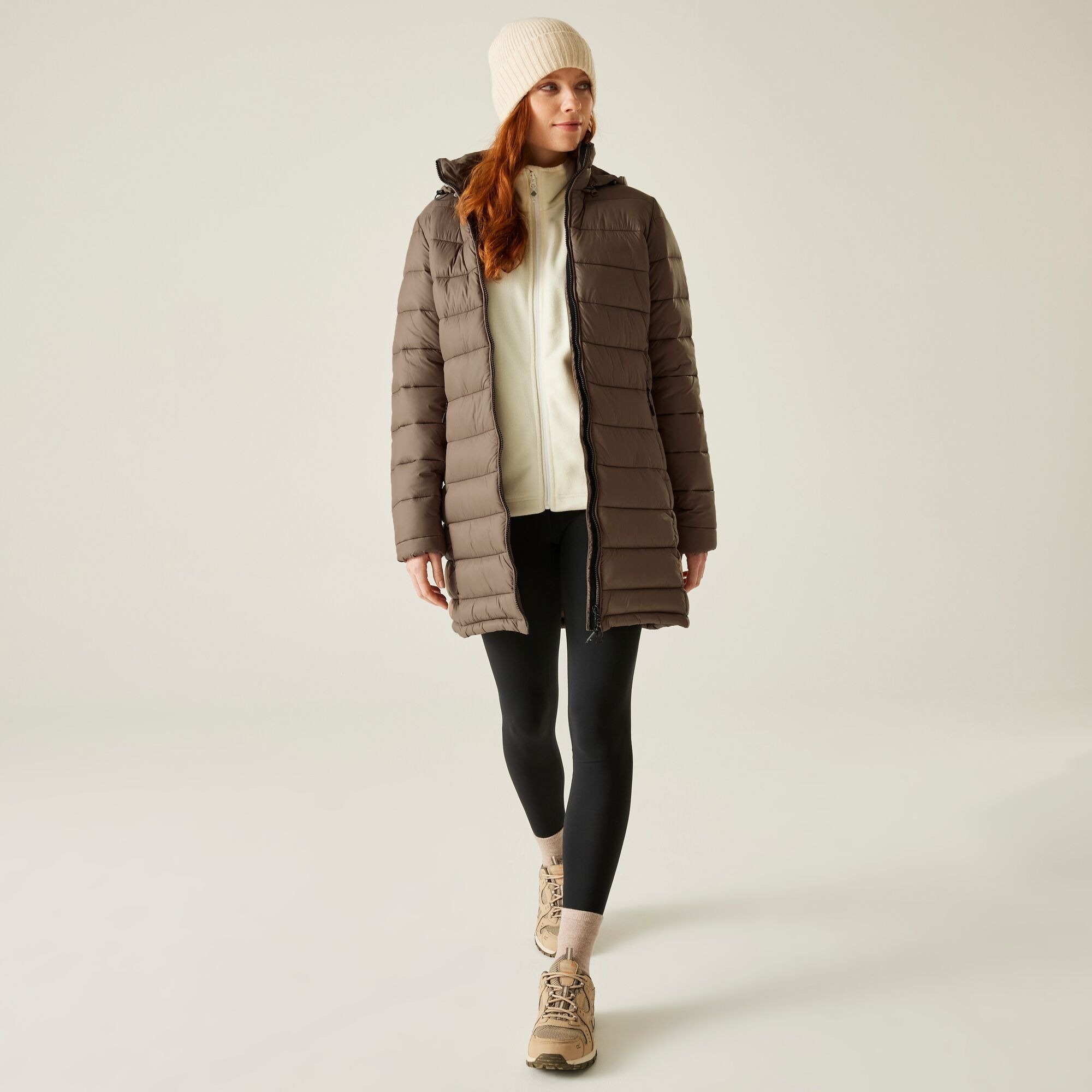 Куртка зимняя длинная женская Regatta Starler RWN208-4S8 8 коричневая фото 