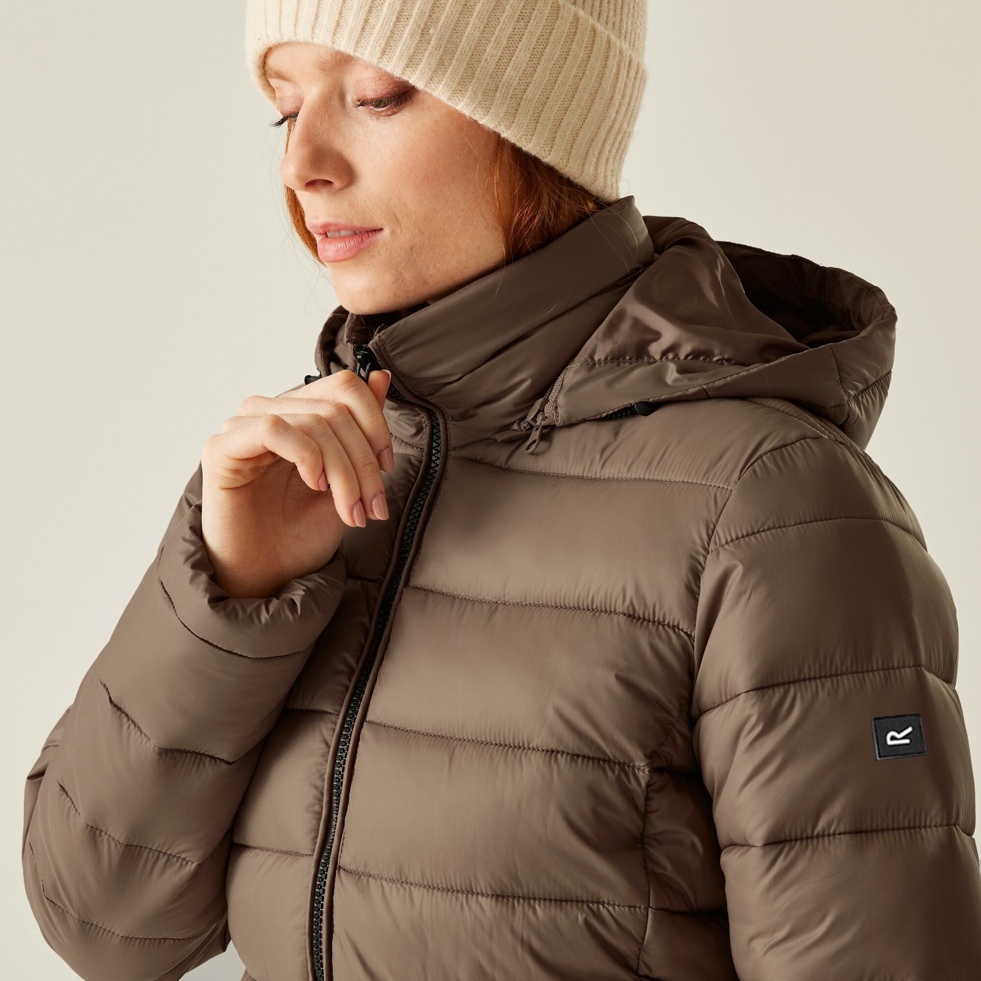 Куртка зимняя длинная женская Regatta Starler RWN208-4S8 8 коричневая фото 