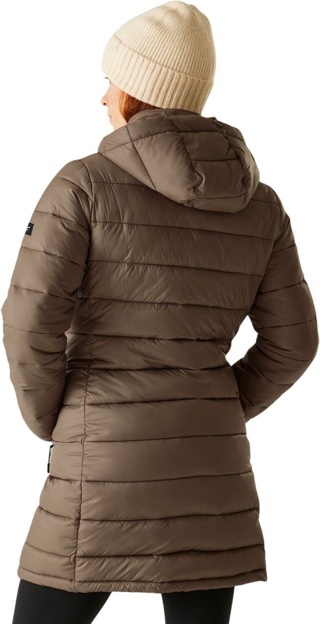 Куртка зимова довга жіноча Regatta Starler RWN208-4S8 10 коричневафото
