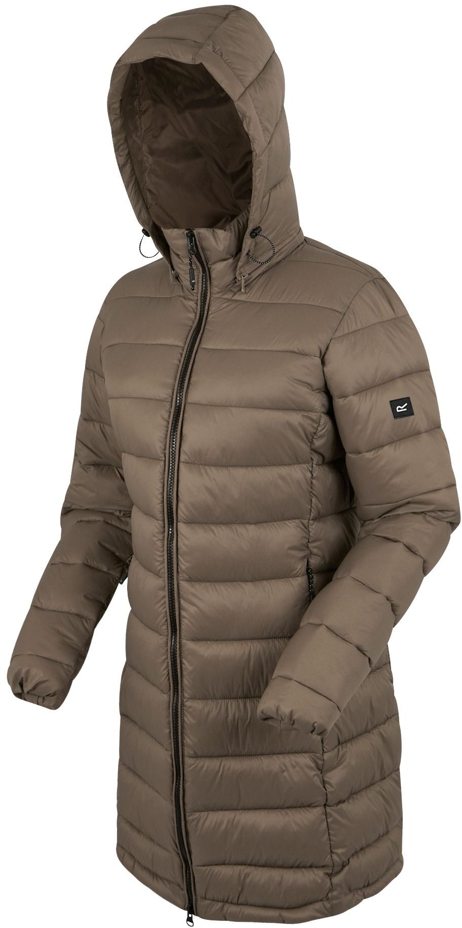 Куртка зимняя длинная женская Regatta Starler RWN208-4S8 14 коричневая фото 11