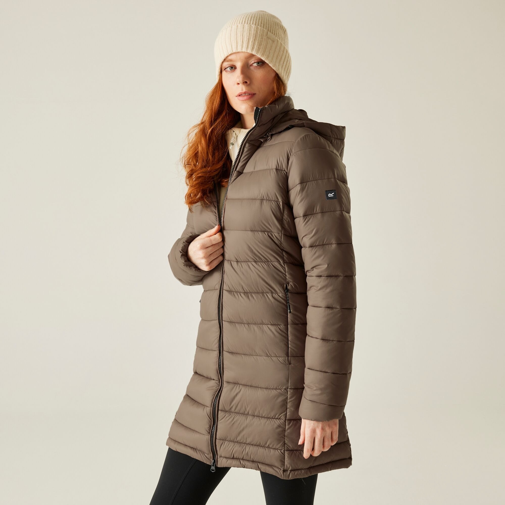 Куртка зимова довга жіноча Regatta Starler RWN208-4S8 16 коричневафото