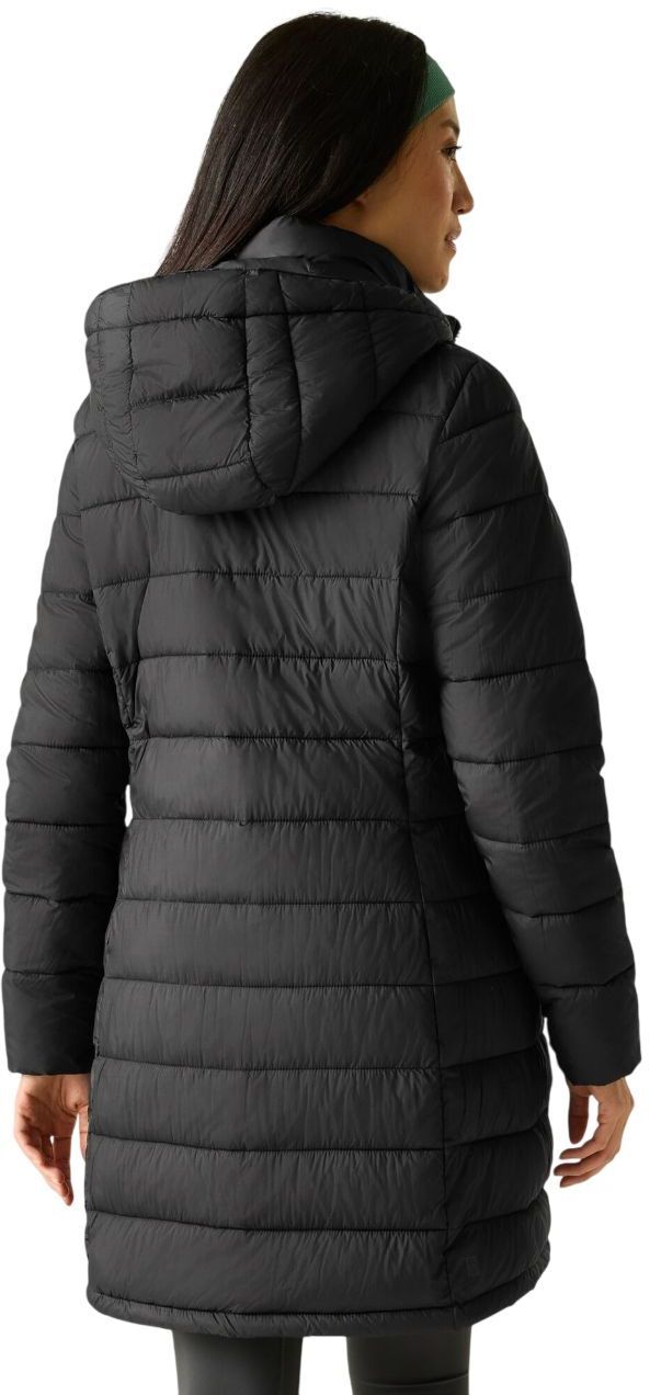 Куртка зимняя длинная женская Regatta Starler RWN208-800 10 черная фото 2