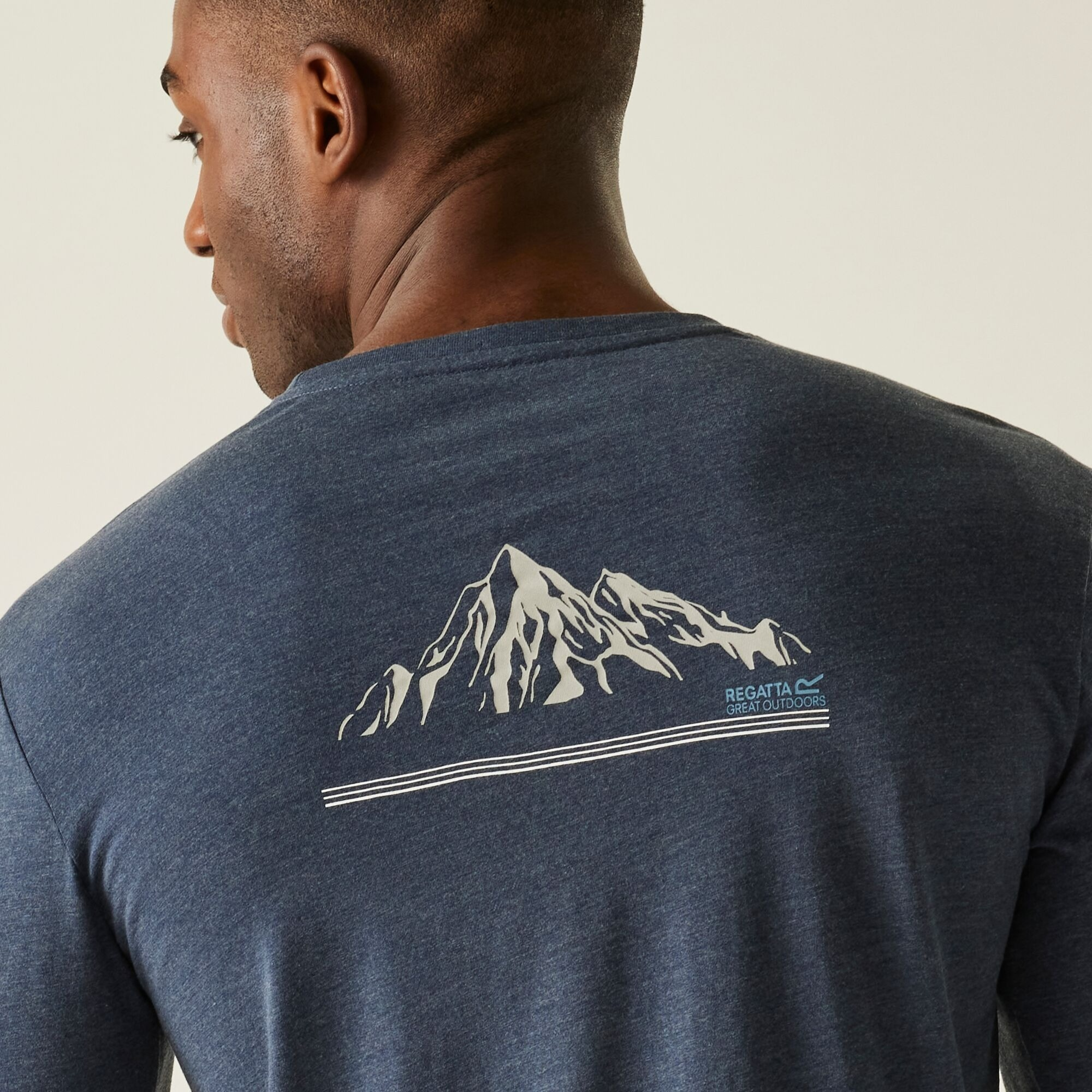 Лонгслів чоловічий Regatta Maylow RMT297-540 XL синійфото4